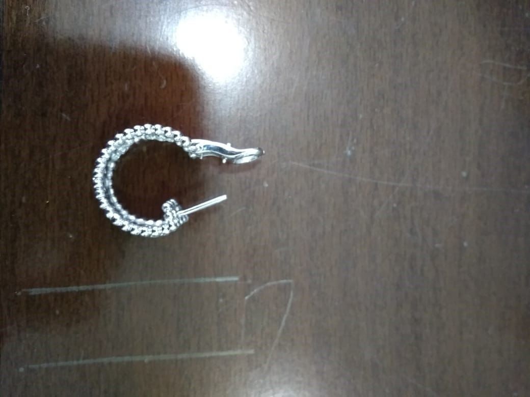 Hoop Earring  3D print model_29