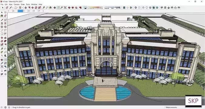 Sketchup Office building H7