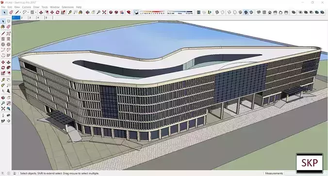 Sketchup Office building H9