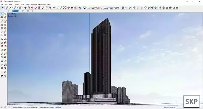 Sketchup Office building J7