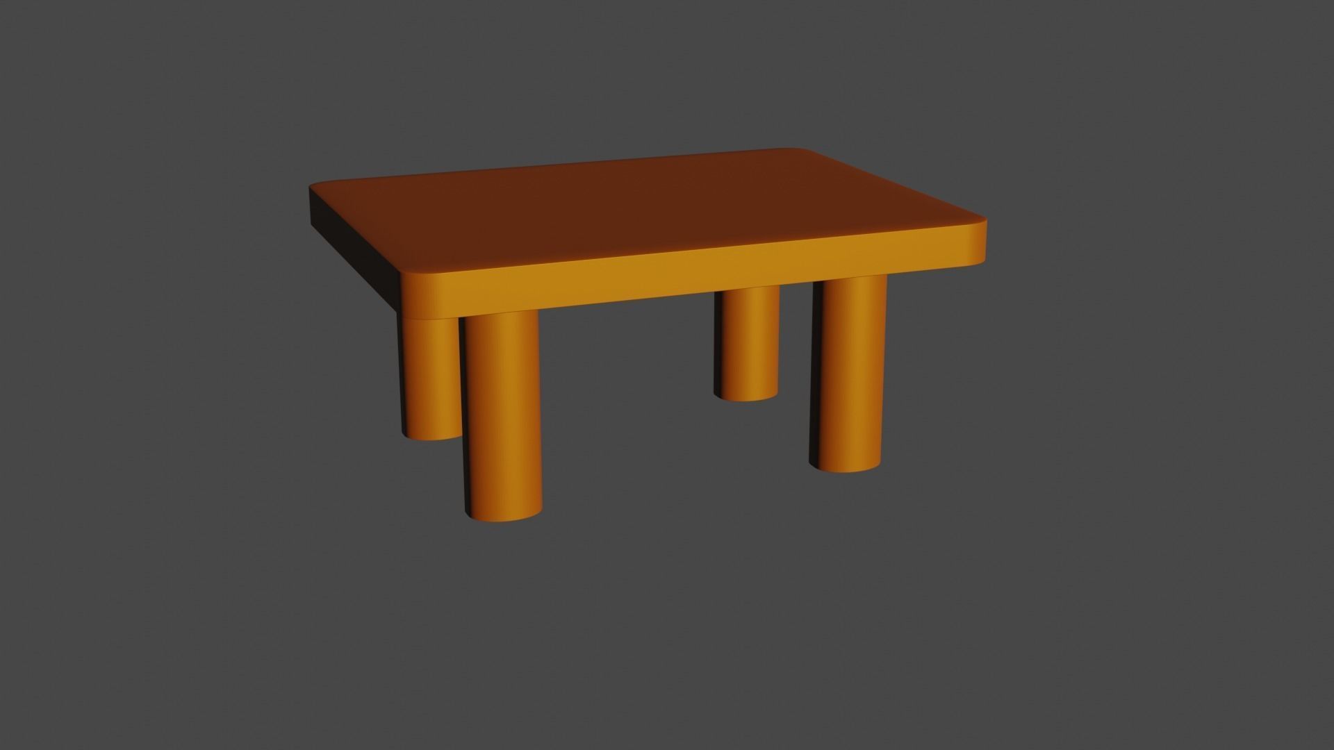 Table for tea 3D print model_2