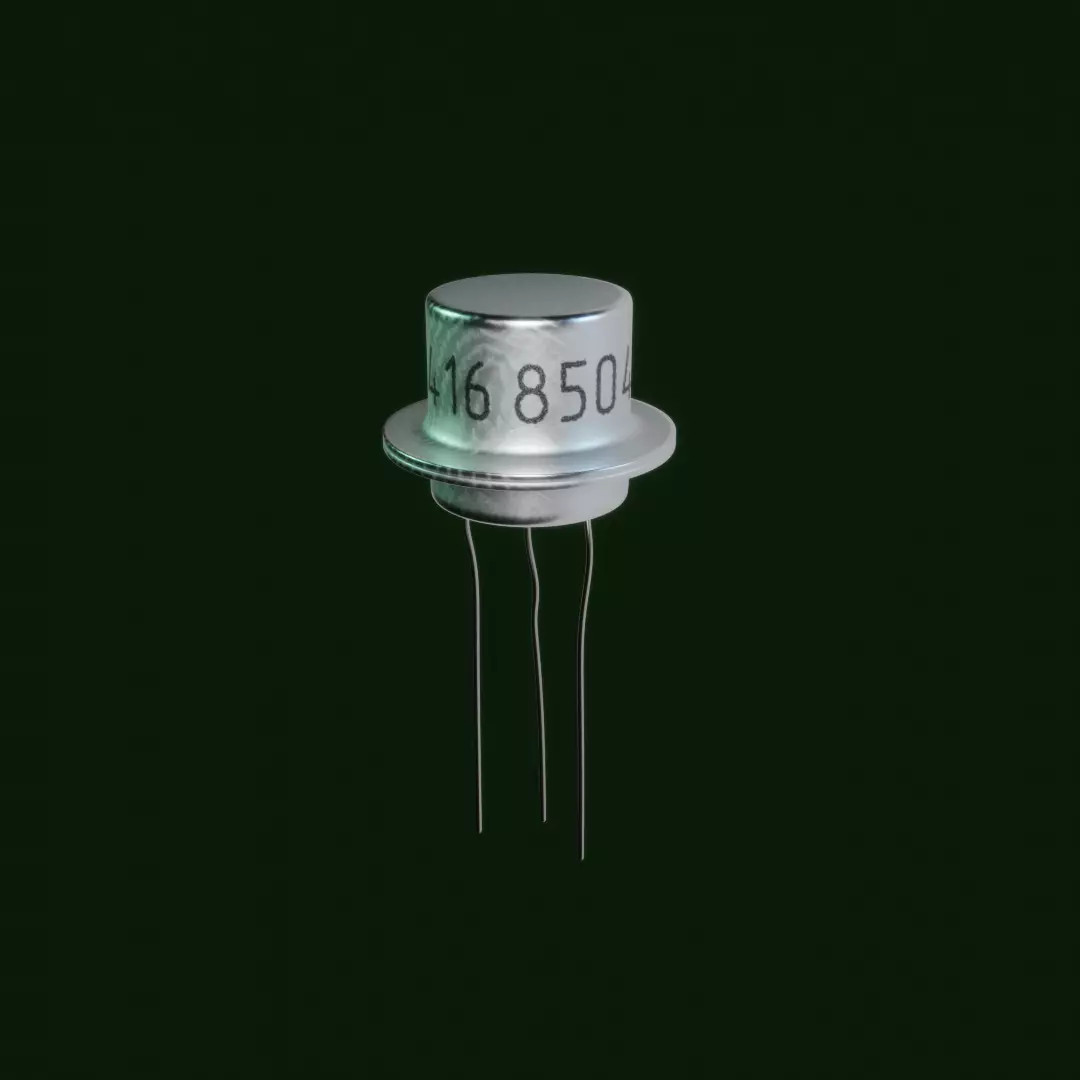 Transistor P416 8504 Free low-poly 3D model