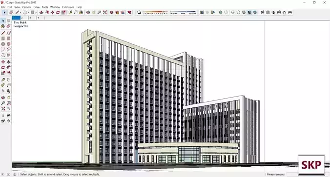 Sketchup Office building J10