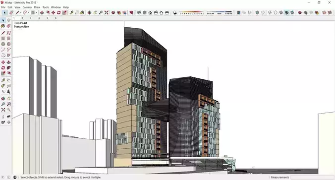 Sketchup Office building K6