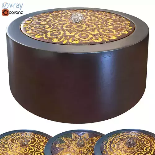 Maroq Light up Water Feature - Fountain 3D model