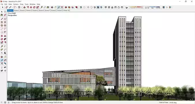 Sketchup Office building Q1 3D model
