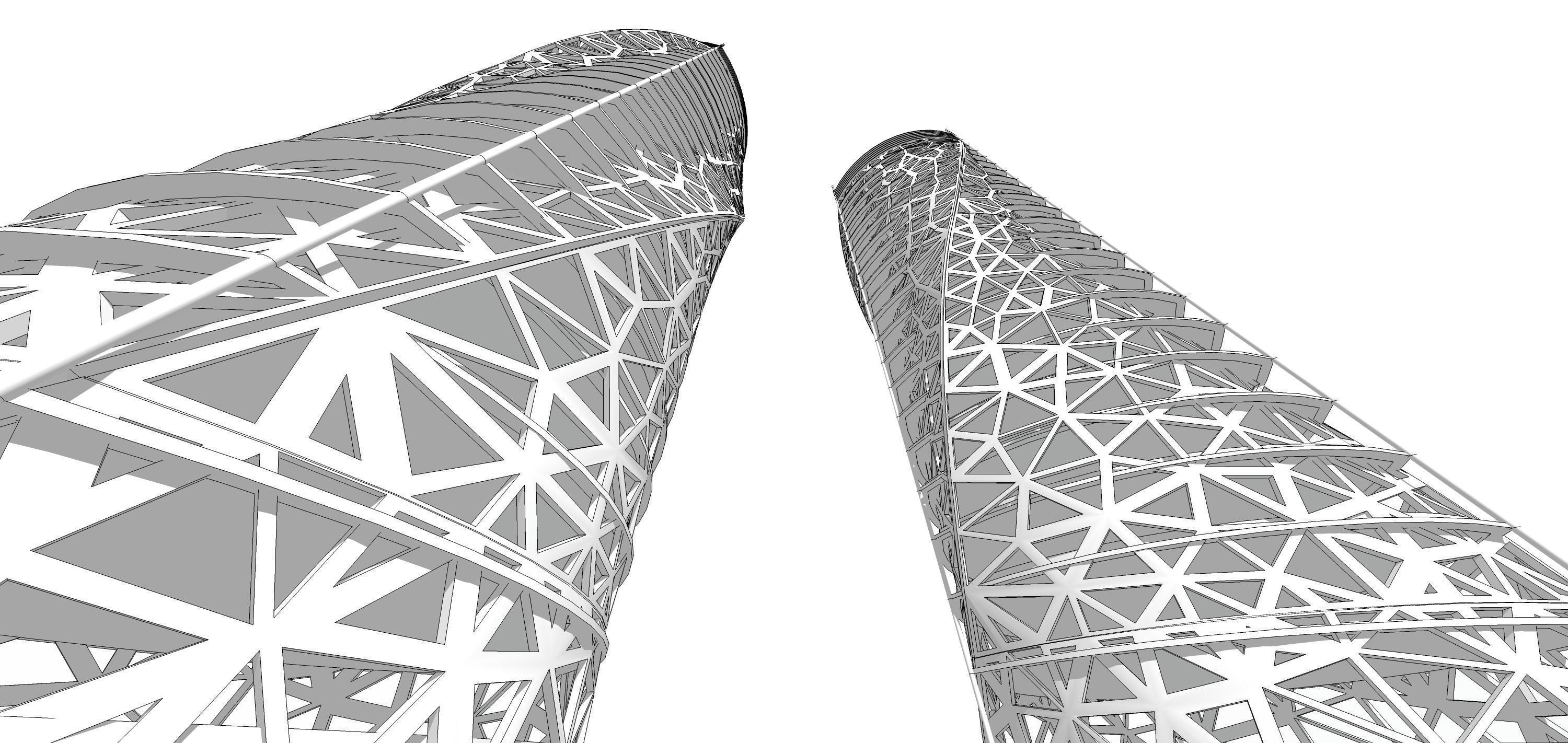 Sketchup Office building Q2 3D model_3