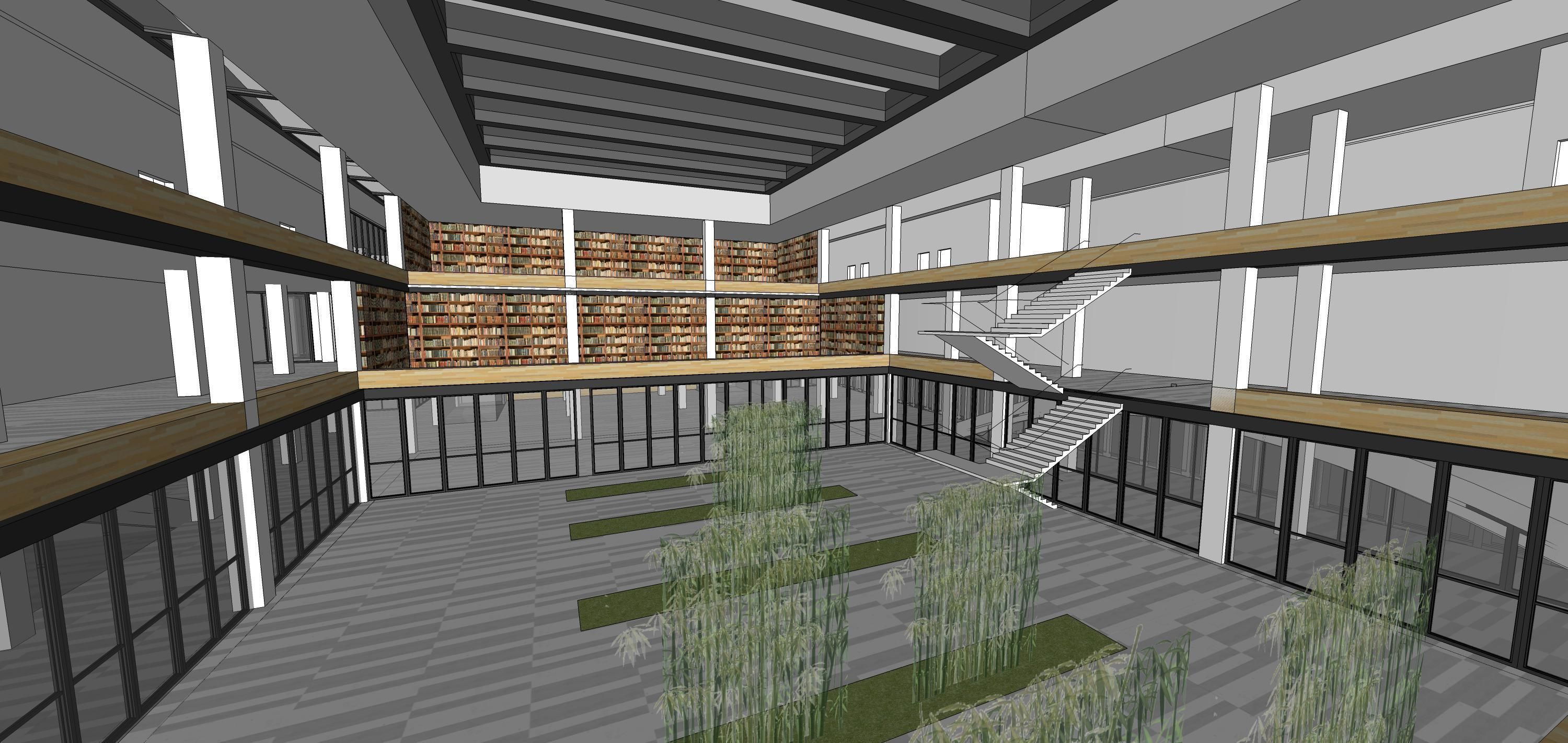 Sketchup Office building Q3 3D model_7