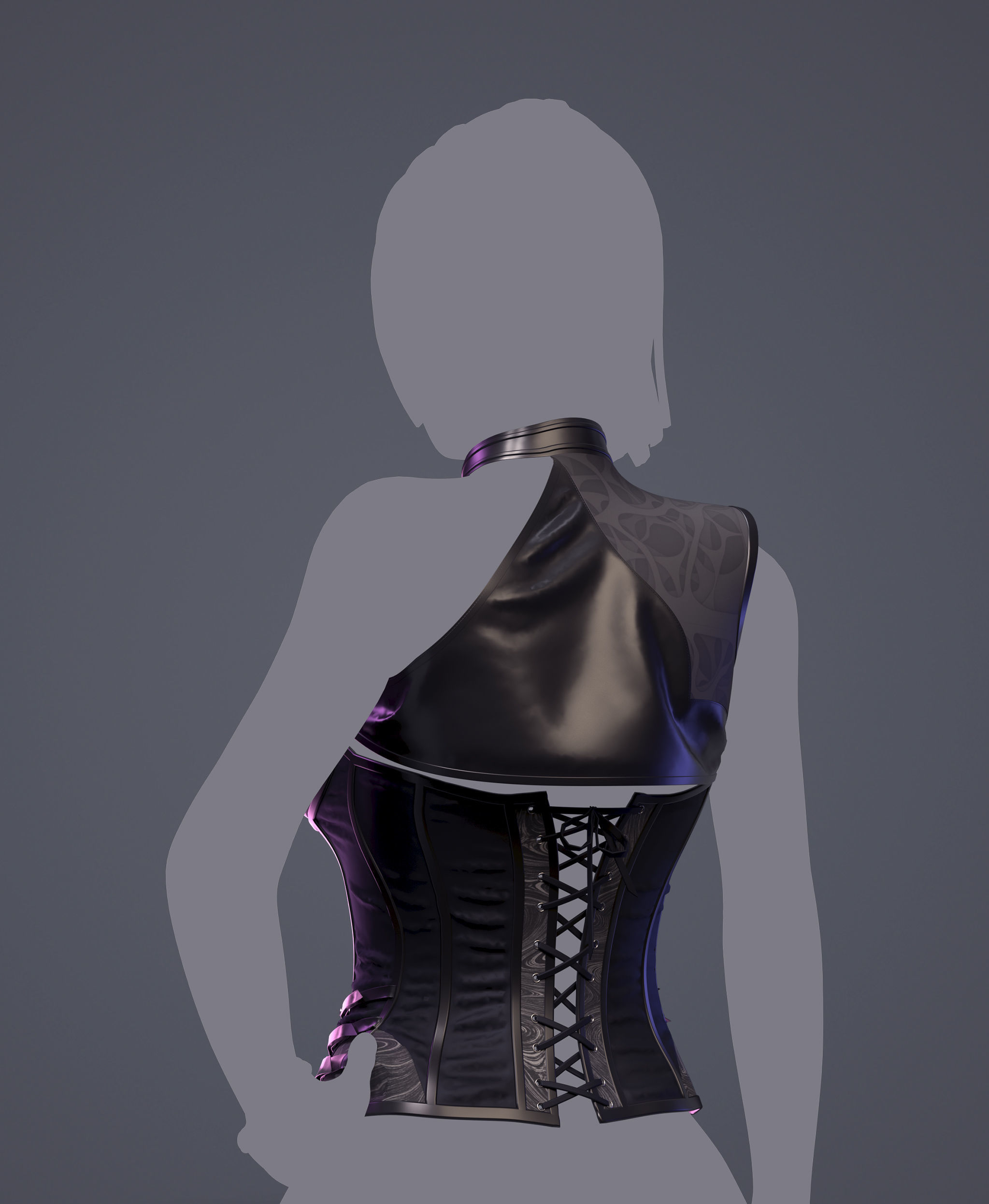 Corset 3D model 3D model_2