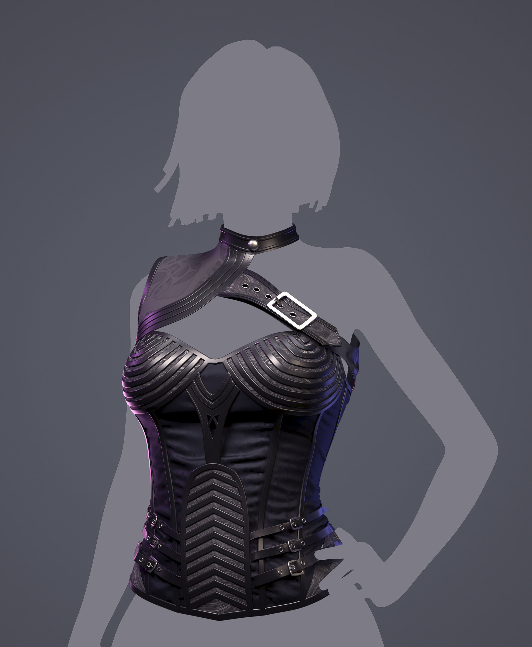Corset 3D model 3D model_1