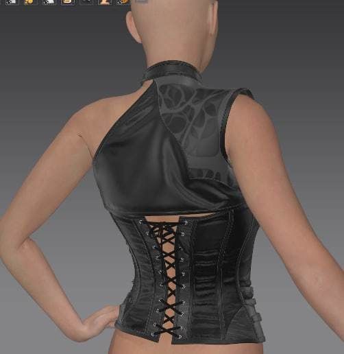 Corset 3D model 3D model_5