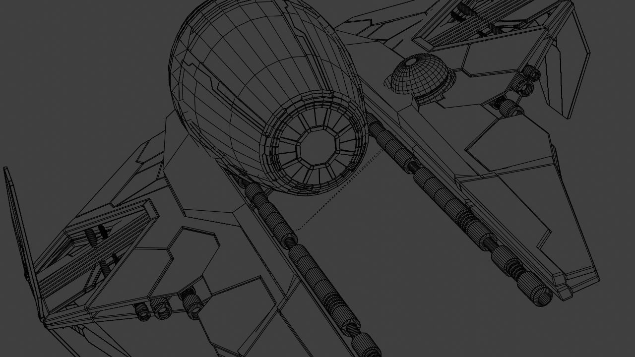 Star Wars Fighter  3D model_31