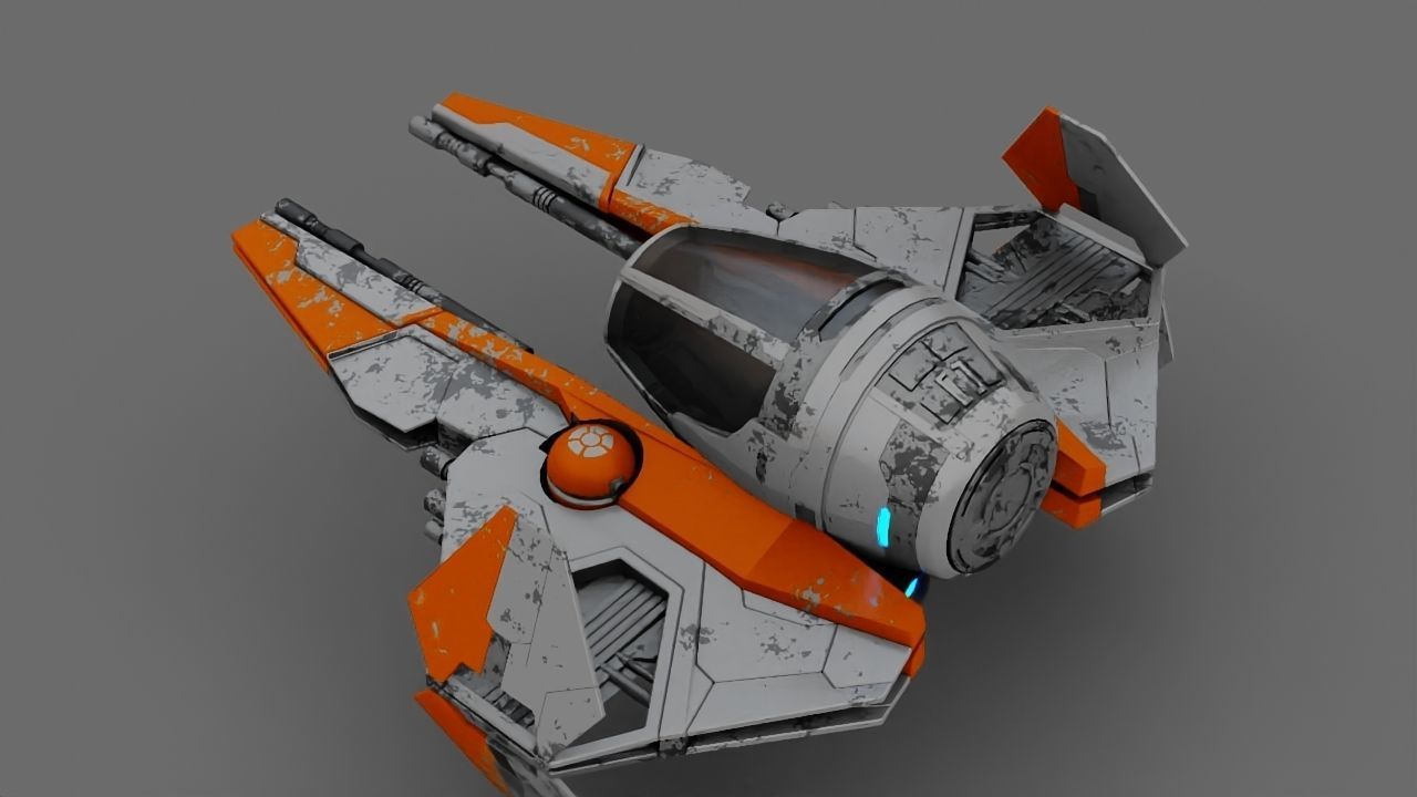Star Wars Fighter  3D model_2