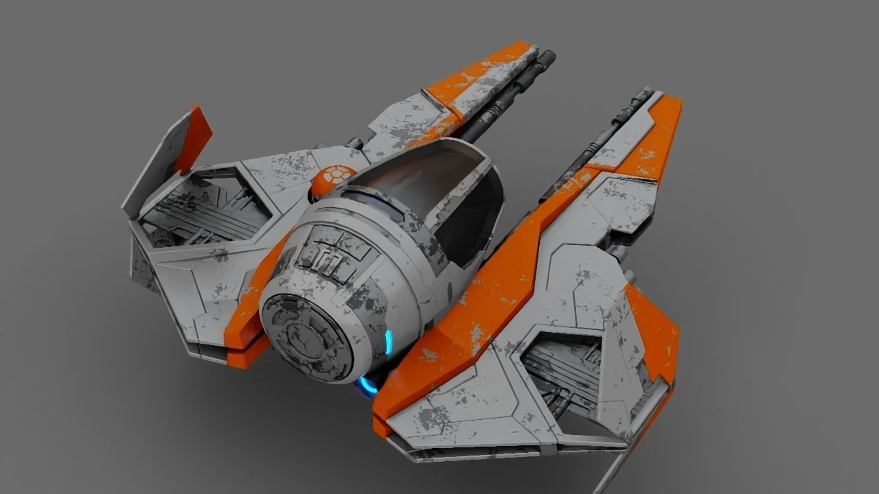 Star Wars Fighter  3D model_10