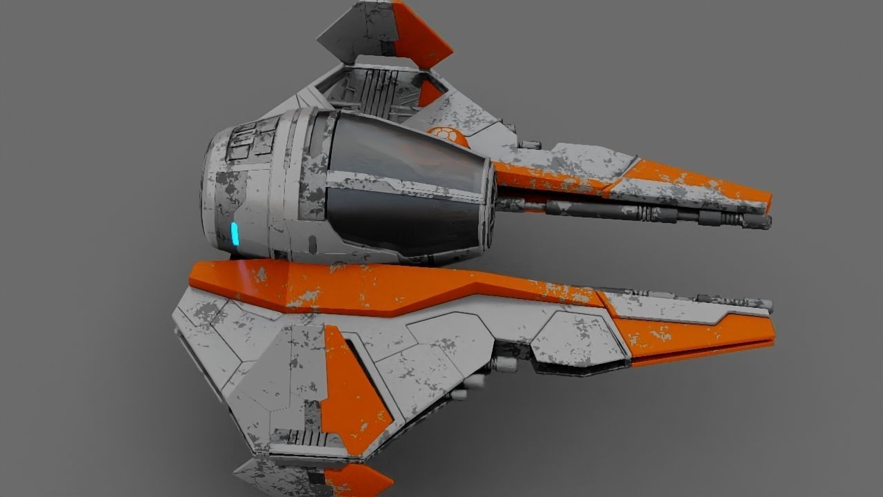 Star Wars Fighter  3D model_7