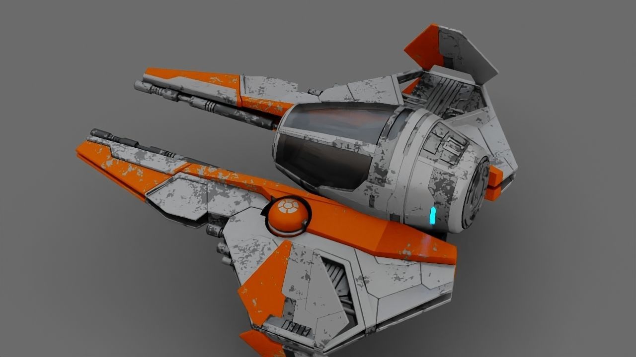 Star Wars Fighter  3D model_3