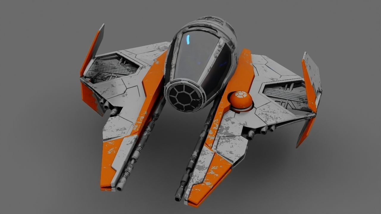 Star Wars Fighter  3D model_18