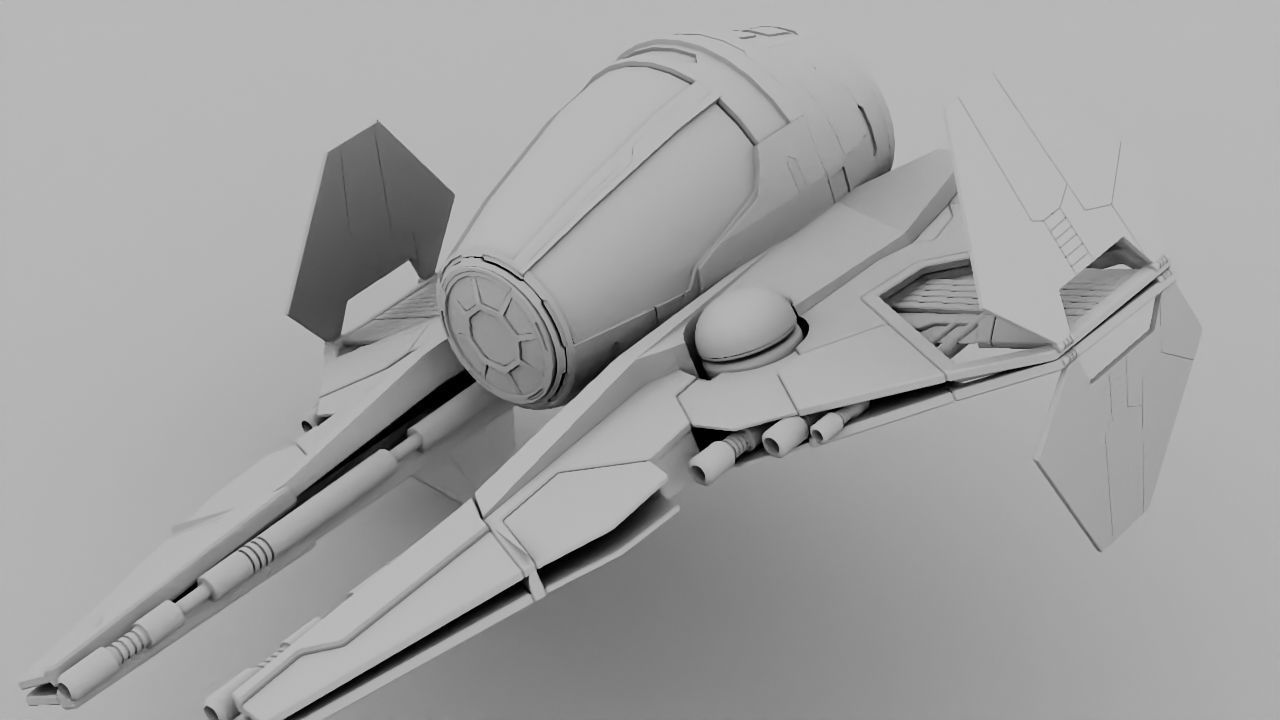 Star Wars Fighter  3D model_22