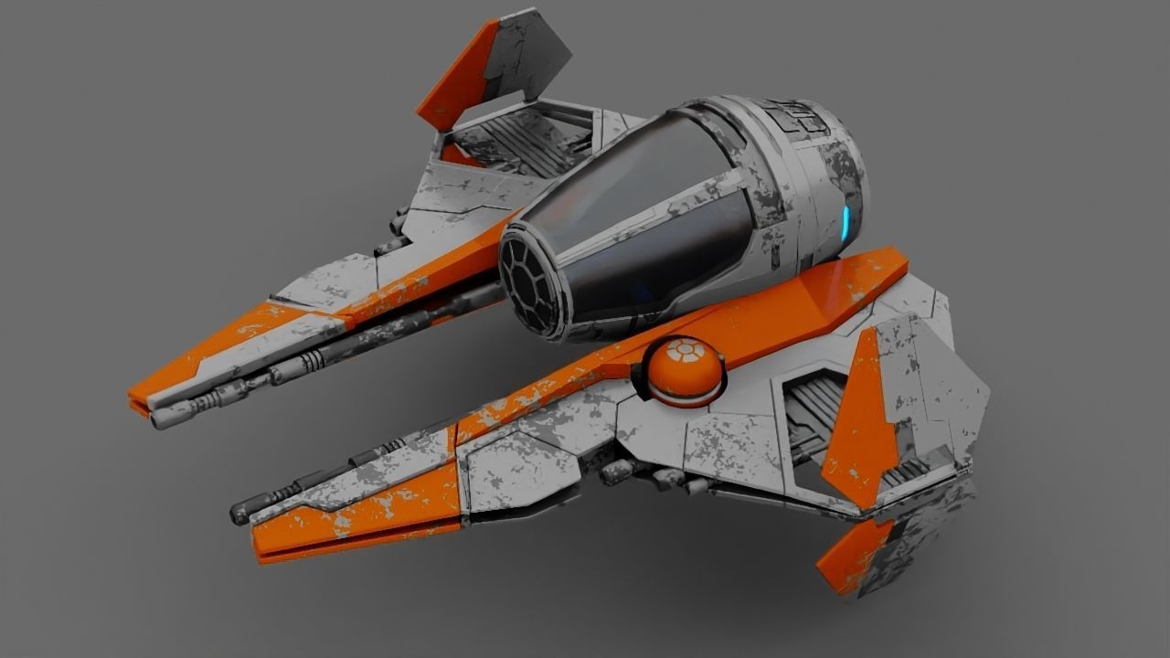Star Wars Fighter  3D model_14