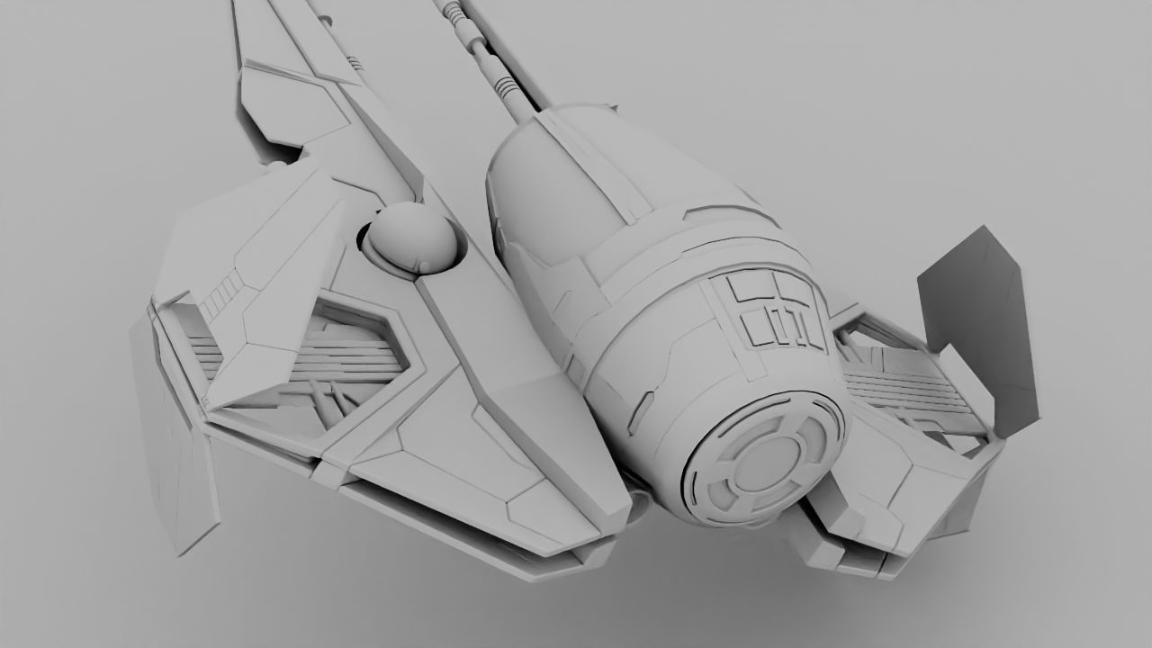 Star Wars Fighter  3D model_25