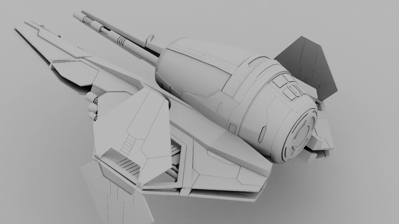 Star Wars Fighter  3D model_24