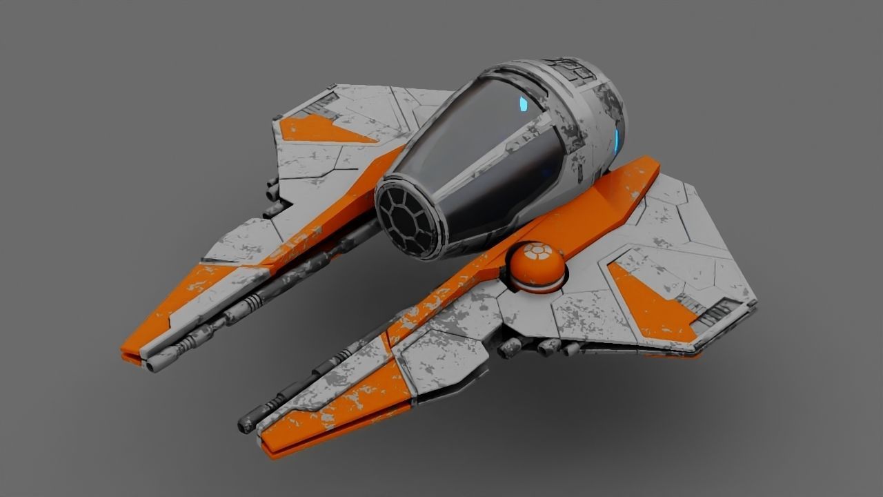 Star Wars Fighter  3D model_16