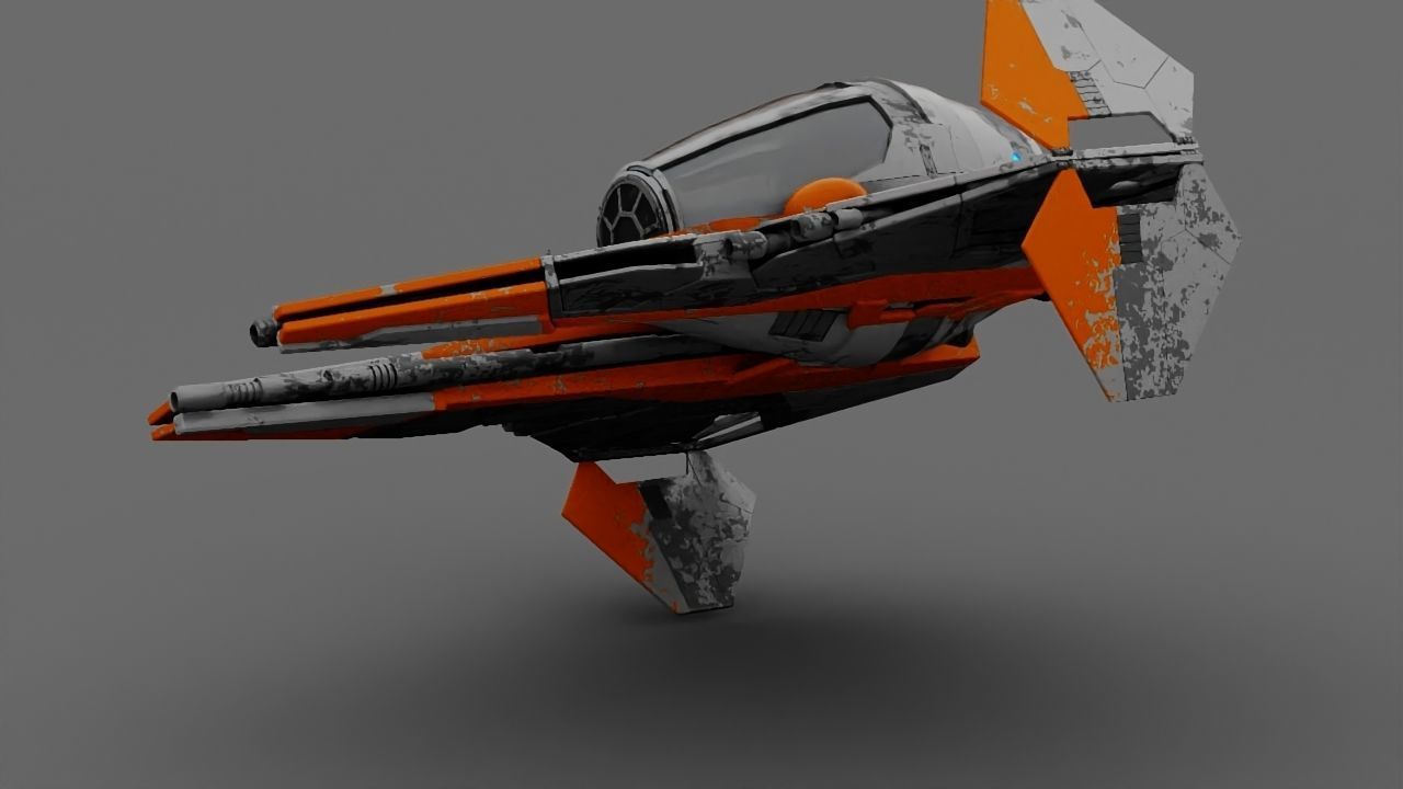 Star Wars Fighter  3D model_20