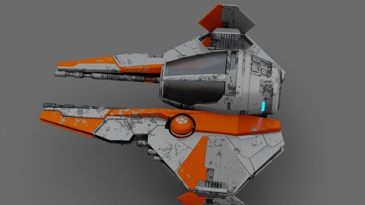 Star Wars Fighter  3D model_4