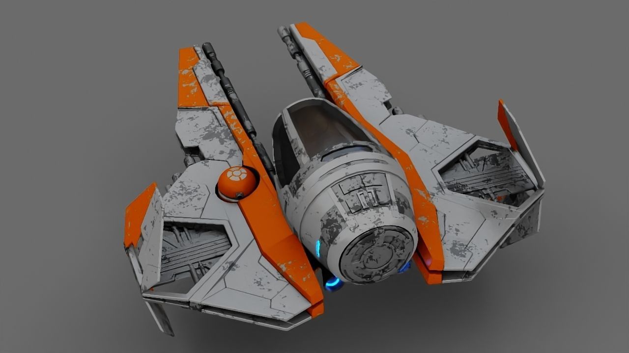 Star Wars Fighter  3D model_13