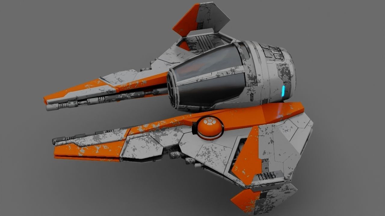 Star Wars Fighter  3D model_5