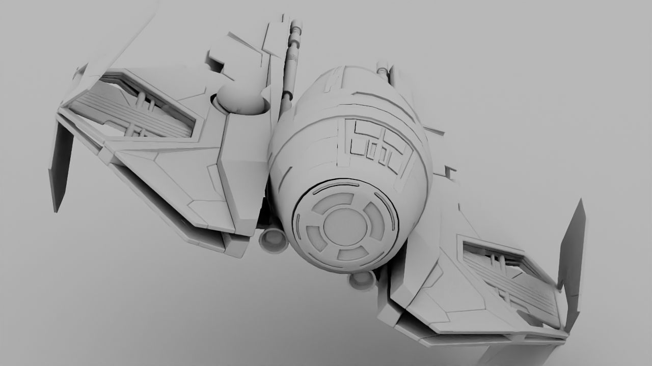 Star Wars Fighter  3D model_26