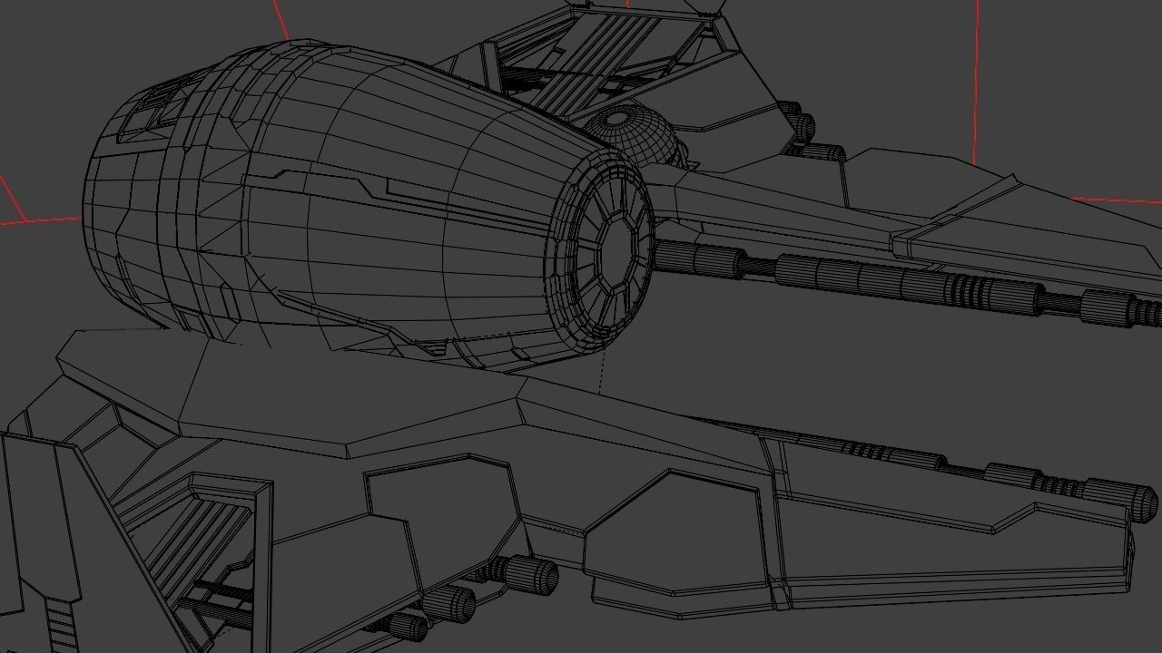 Star Wars Fighter  3D model_30