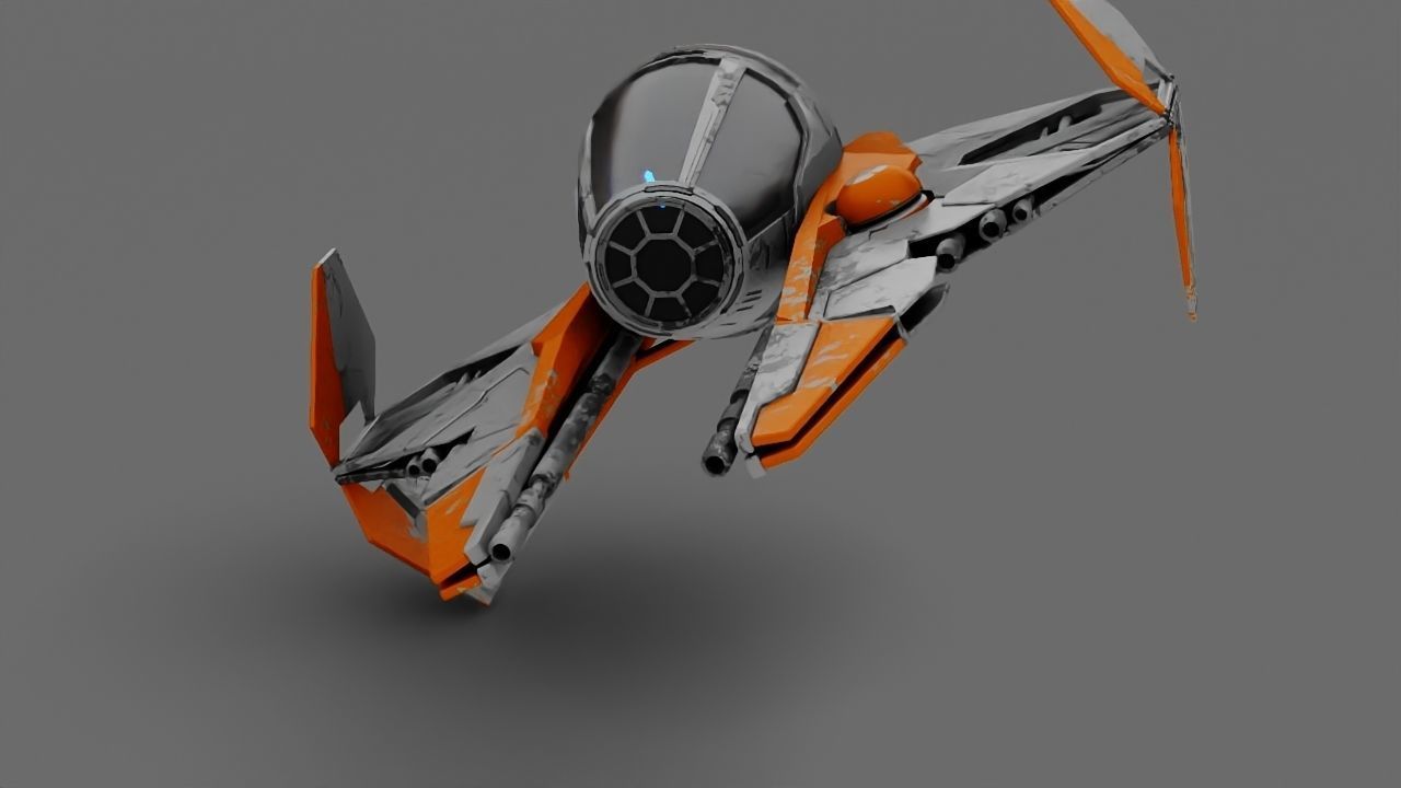 Star Wars Fighter  3D model_19