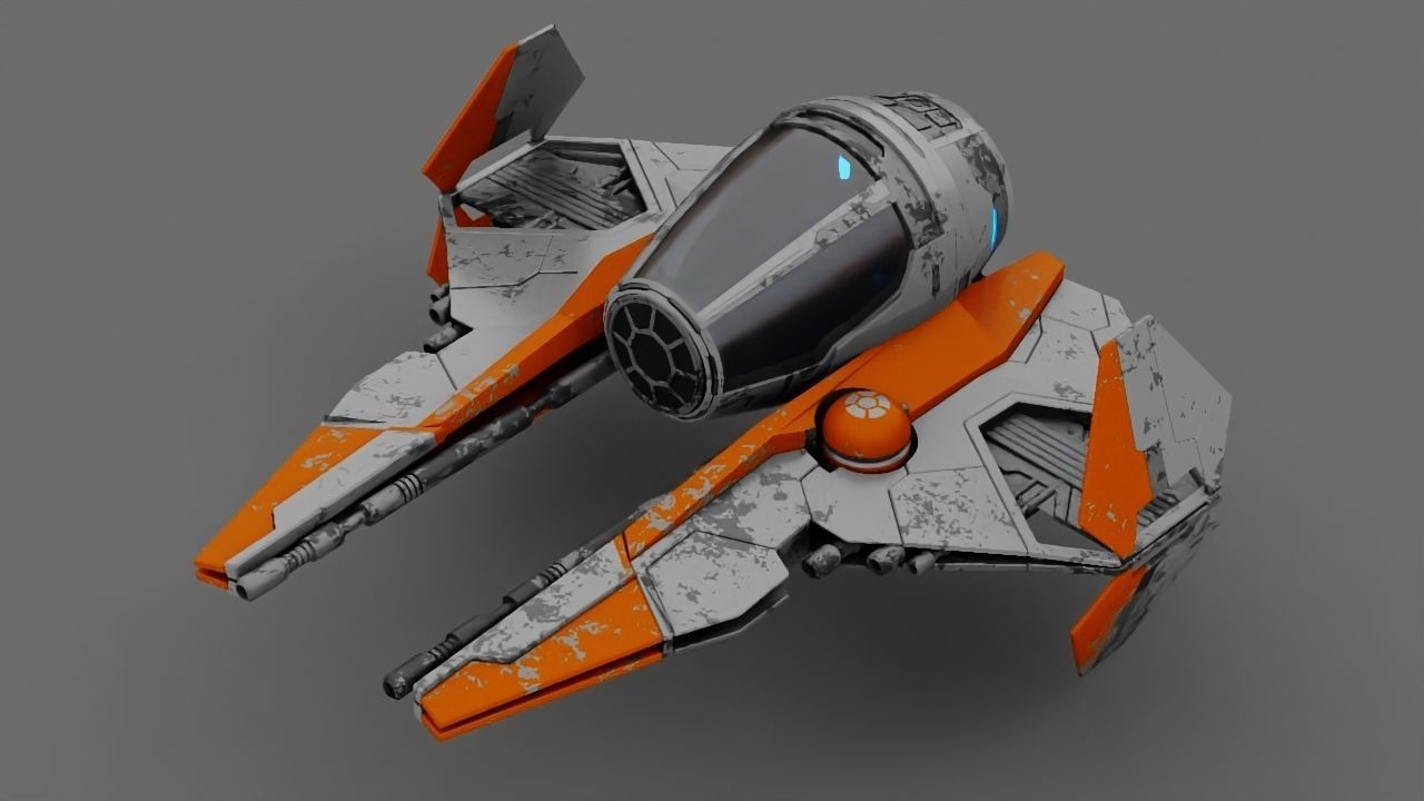 Star Wars Fighter  3D model_15