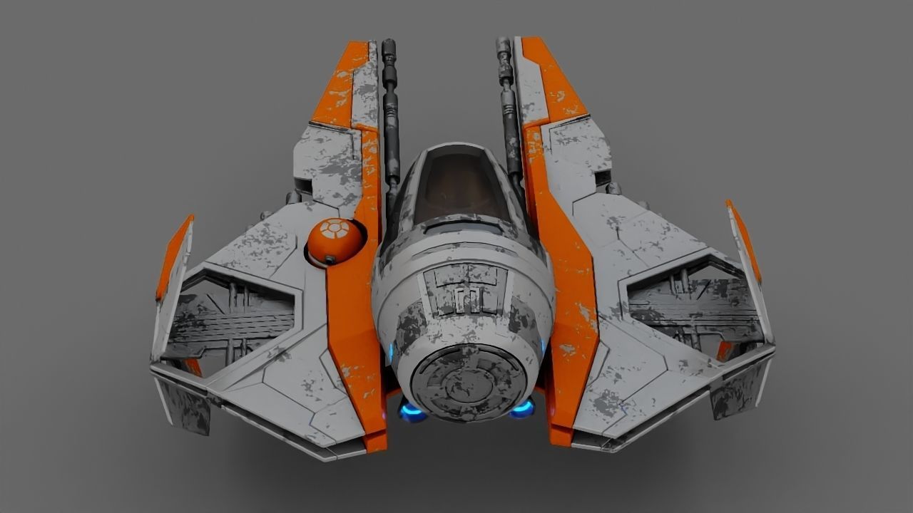 Star Wars Fighter  3D model_12