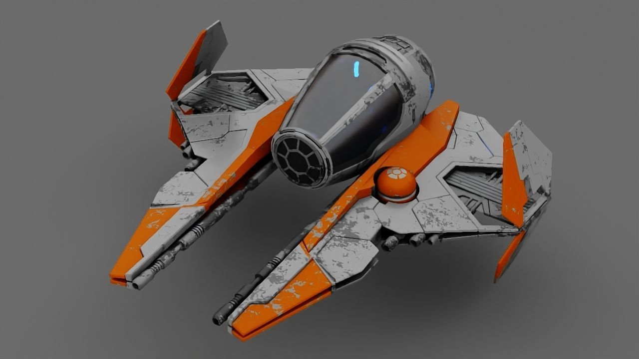 Star Wars Fighter  3D model_17