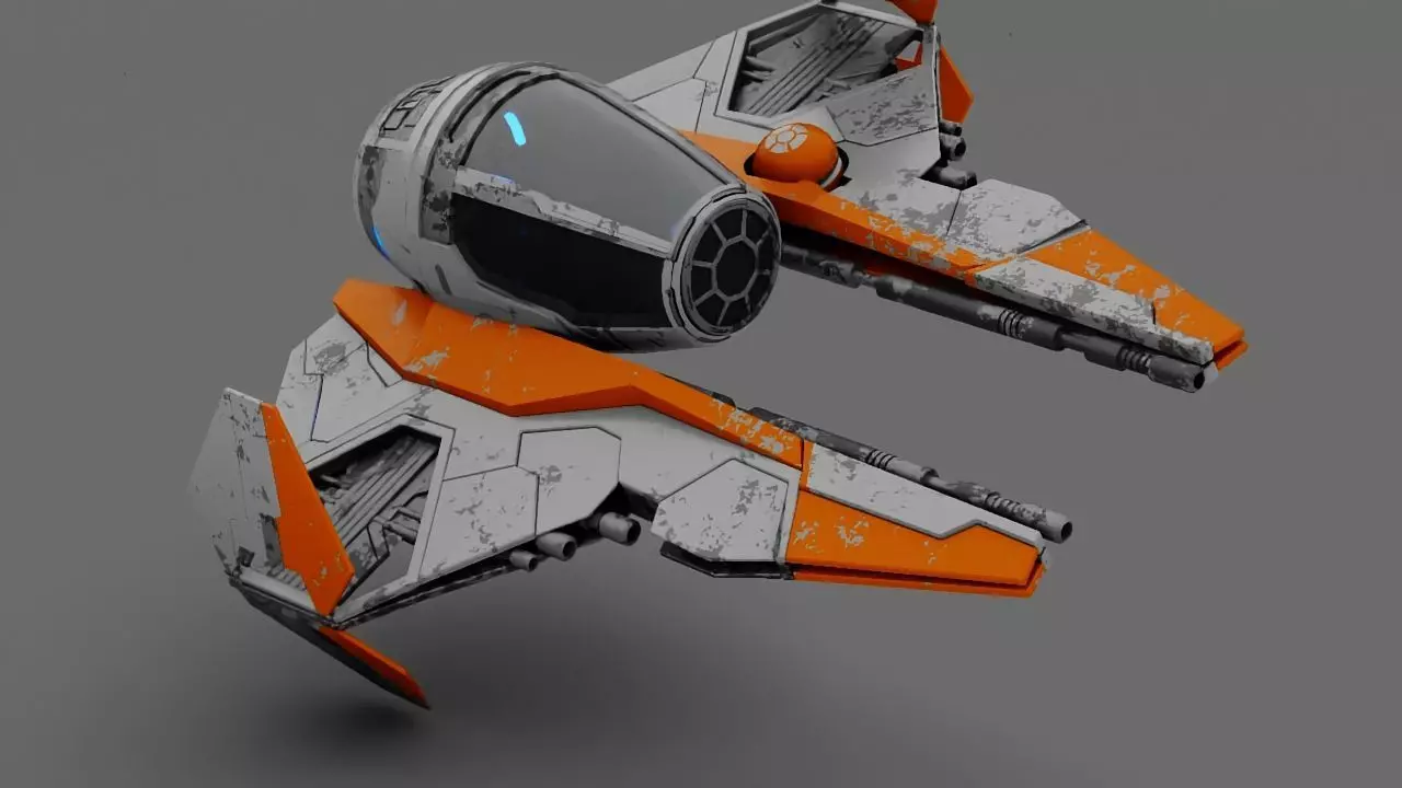 Star Wars Fighter  3D model_0