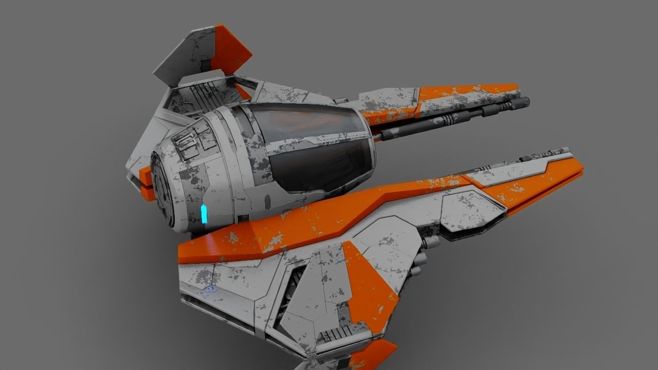 Star Wars Fighter  3D model_8