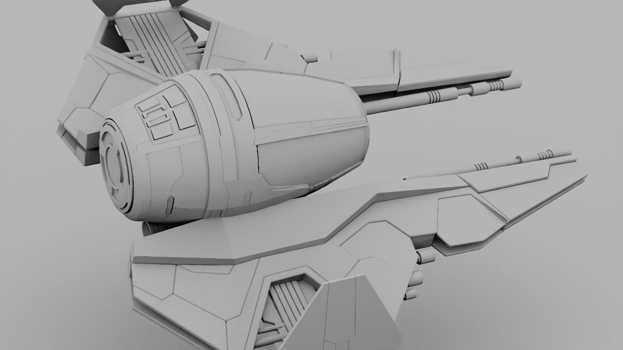 Star Wars Fighter  3D model_28