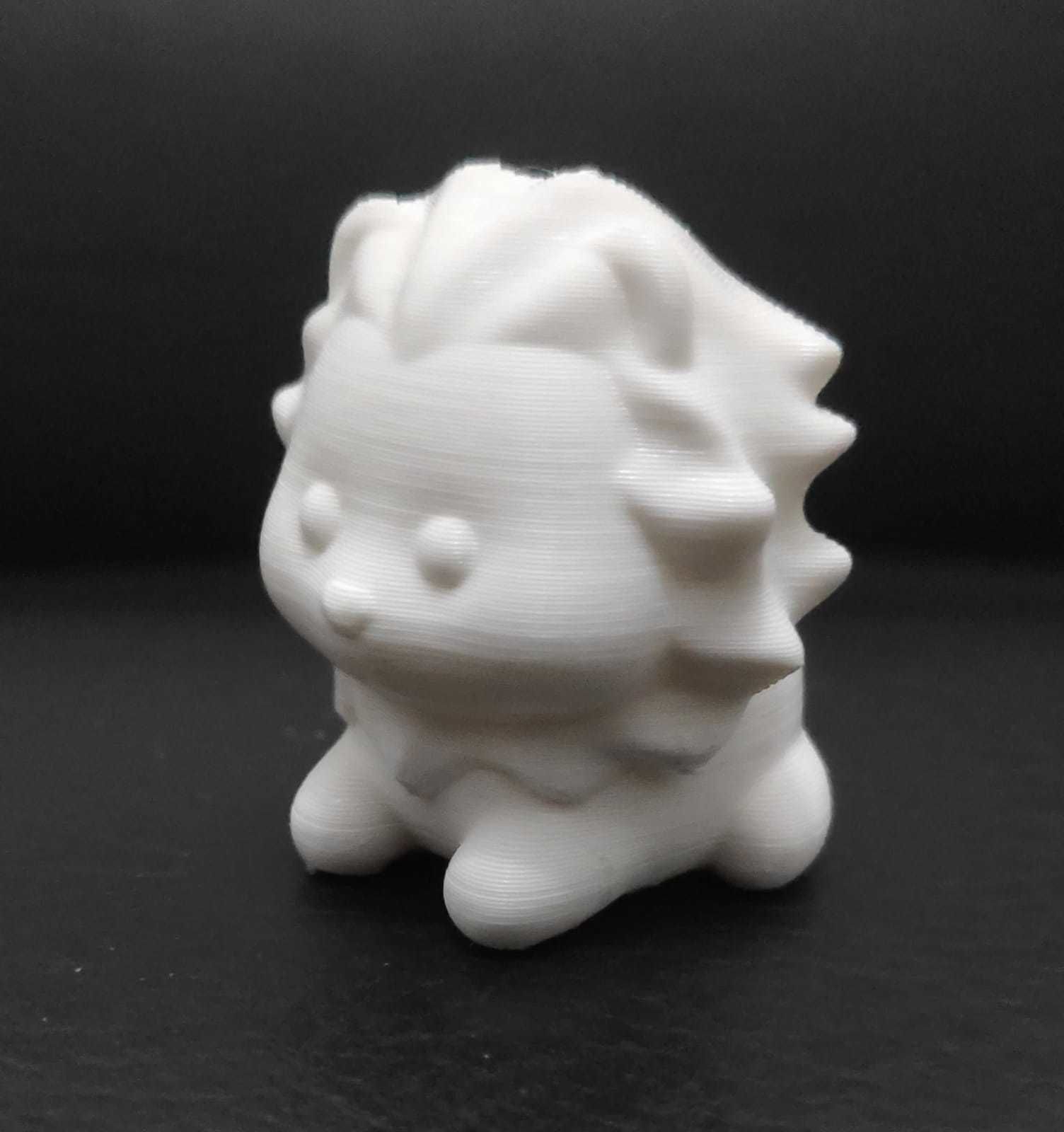 Cute Lying Lion 3D print model_5