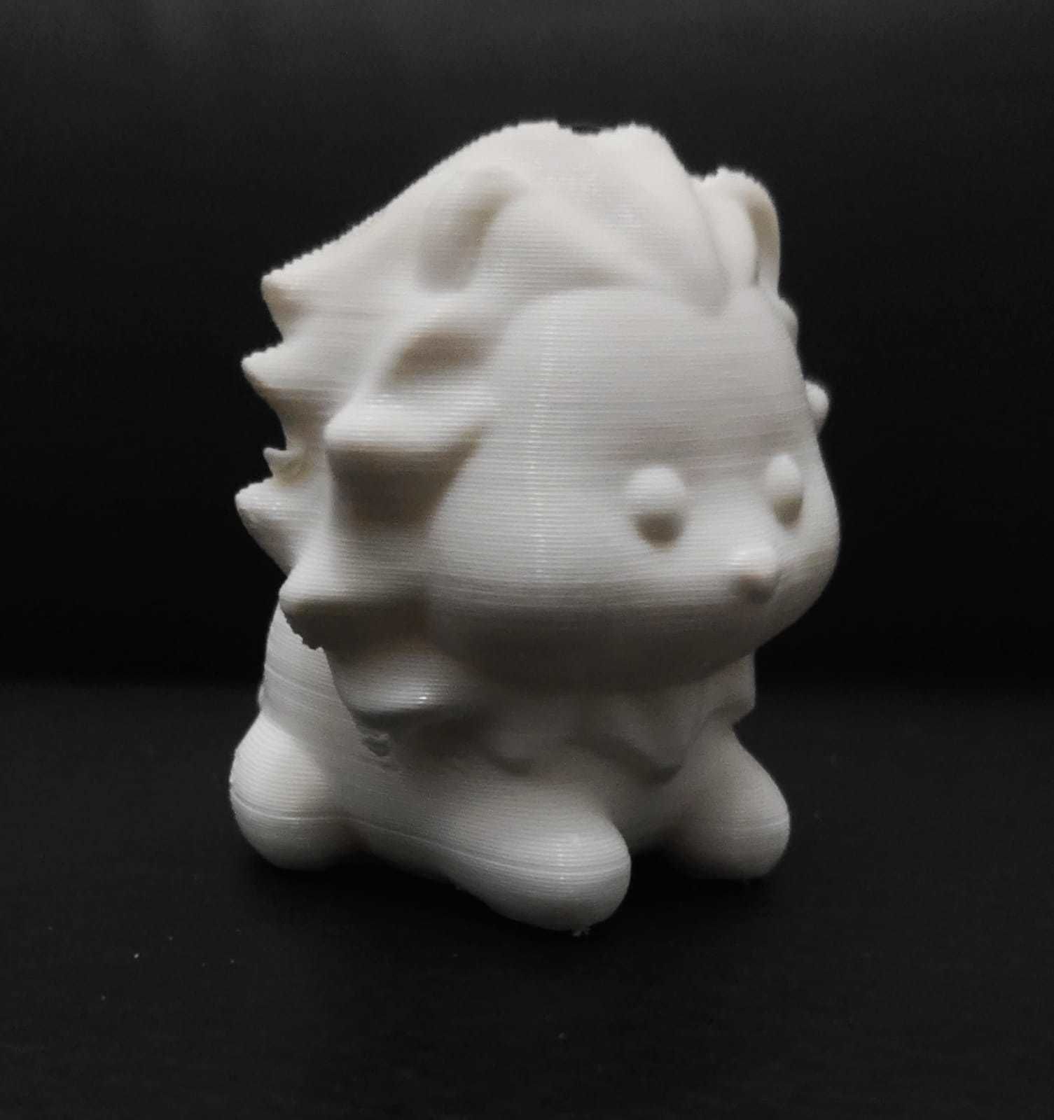 Cute Lying Lion 3D print model_9