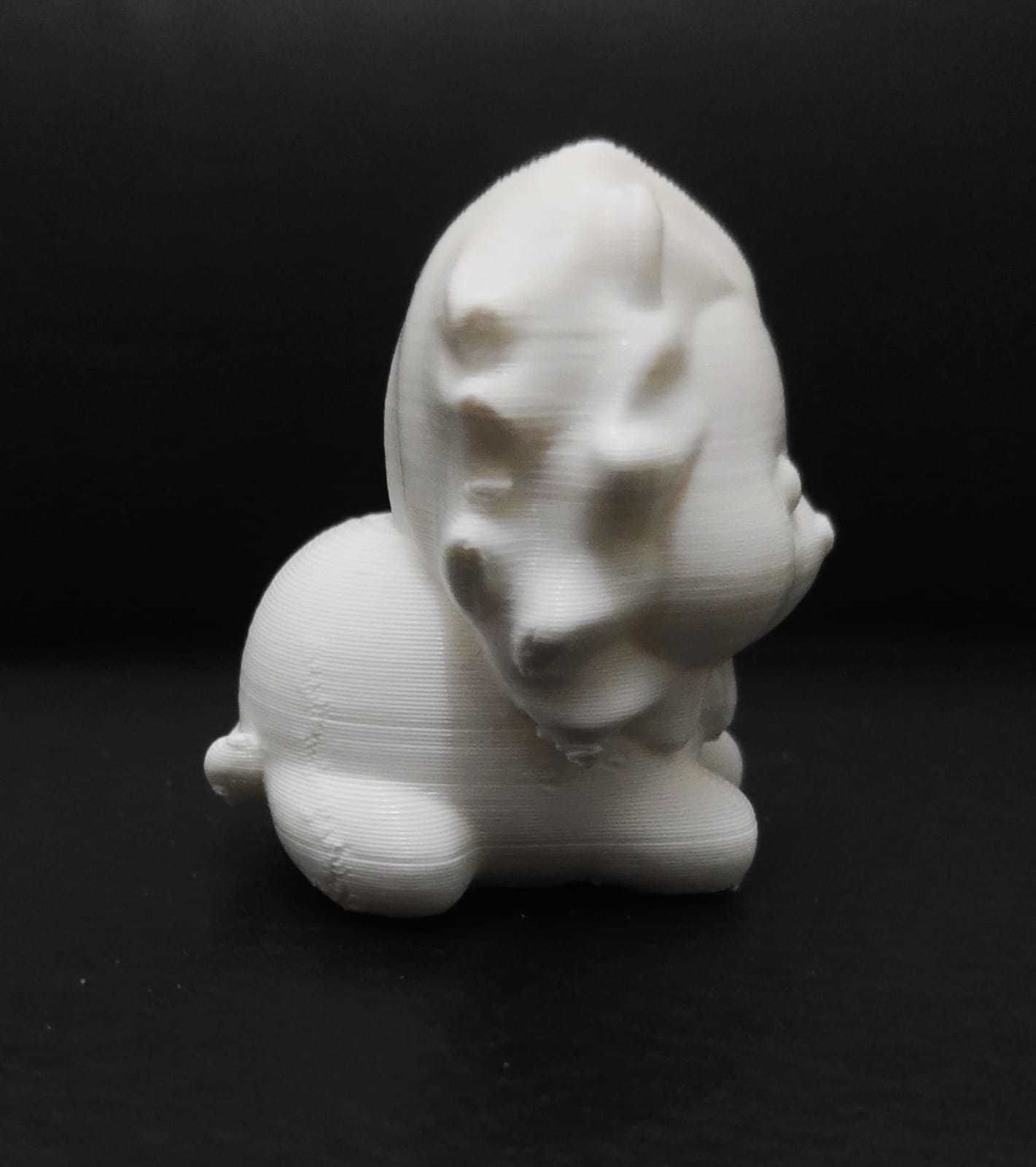 Cute Lying Lion 3D print model_8