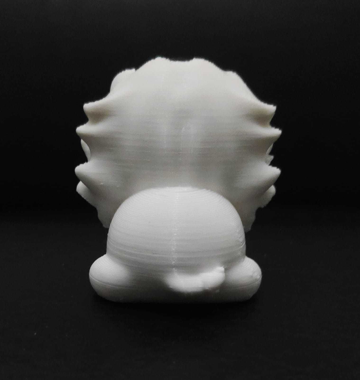 Cute Lying Lion 3D print model_7