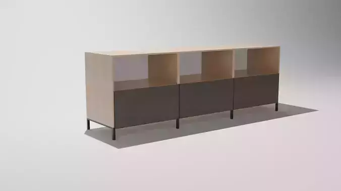 OMEGA sideboard with shelves and drawers