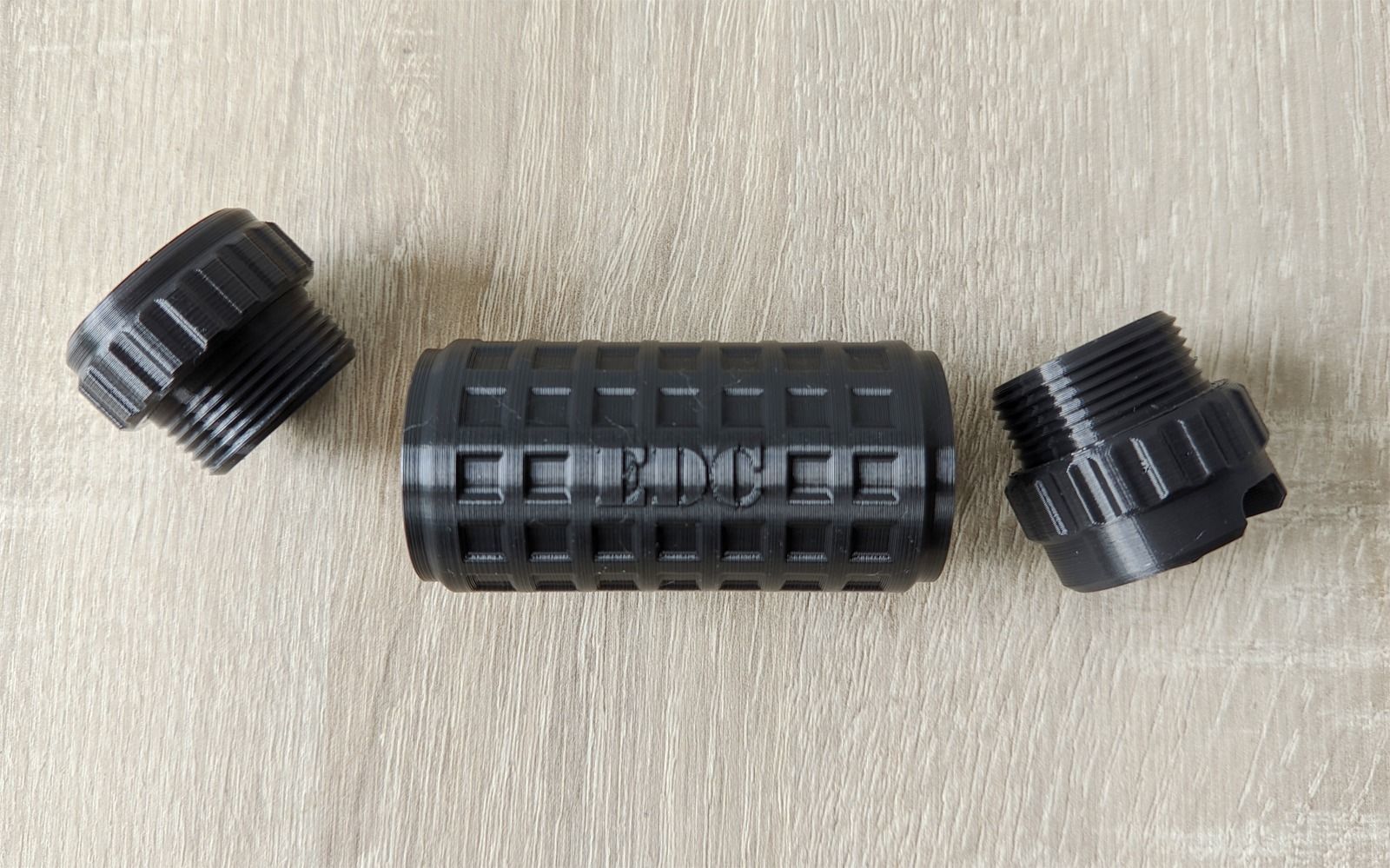 Printable EDC Capsule 3D print model_2