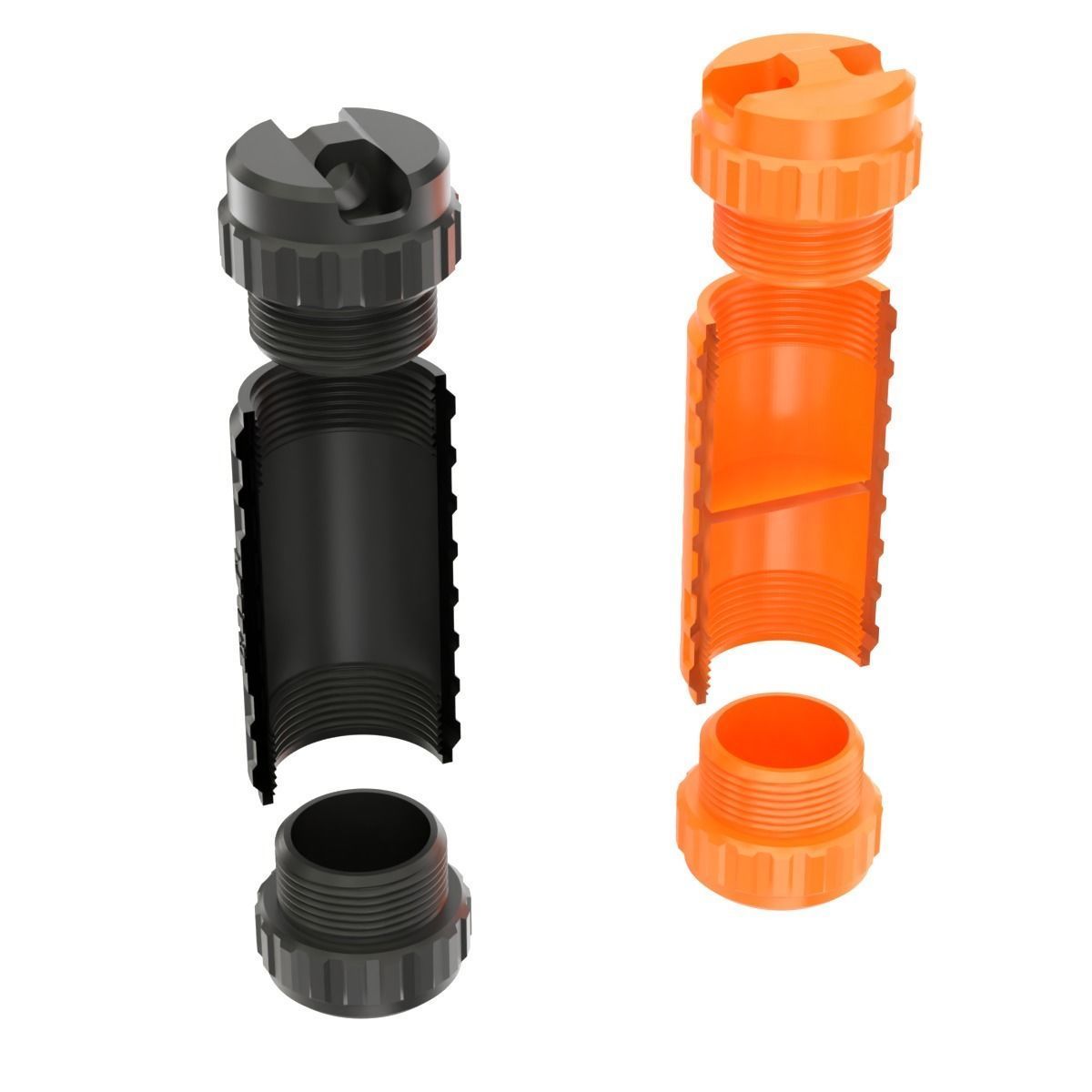 Printable EDC Capsule 3D print model_5