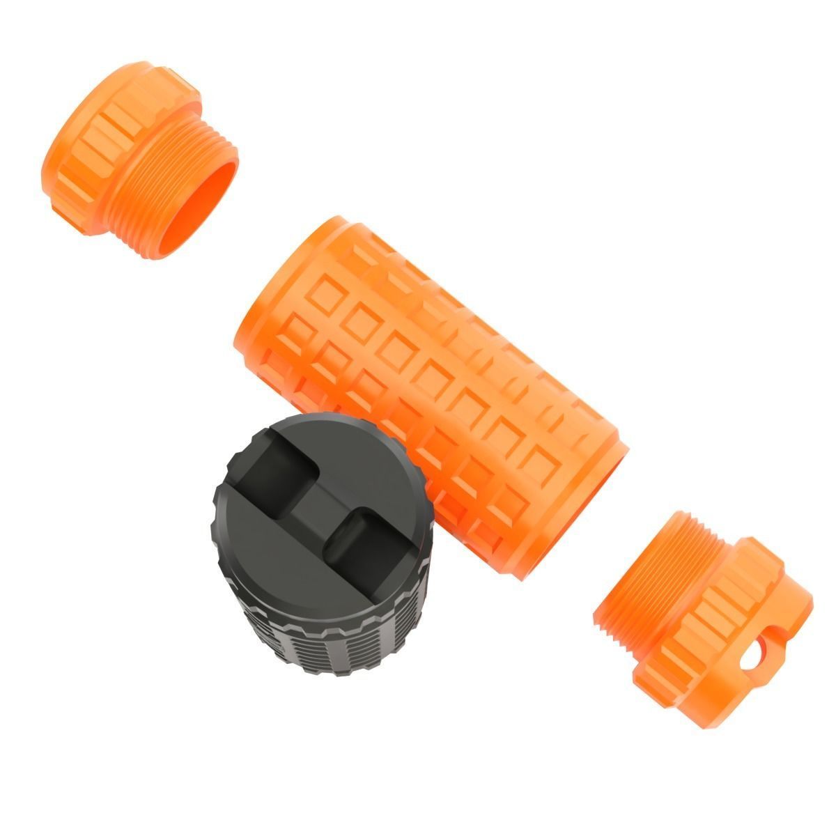 Printable EDC Capsule 3D print model_6