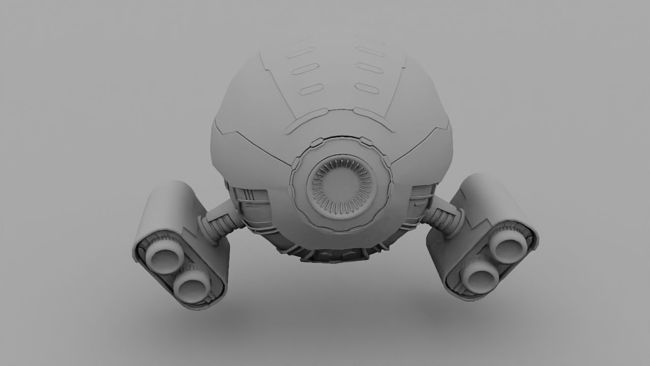 DRONE BOT  3D model_27