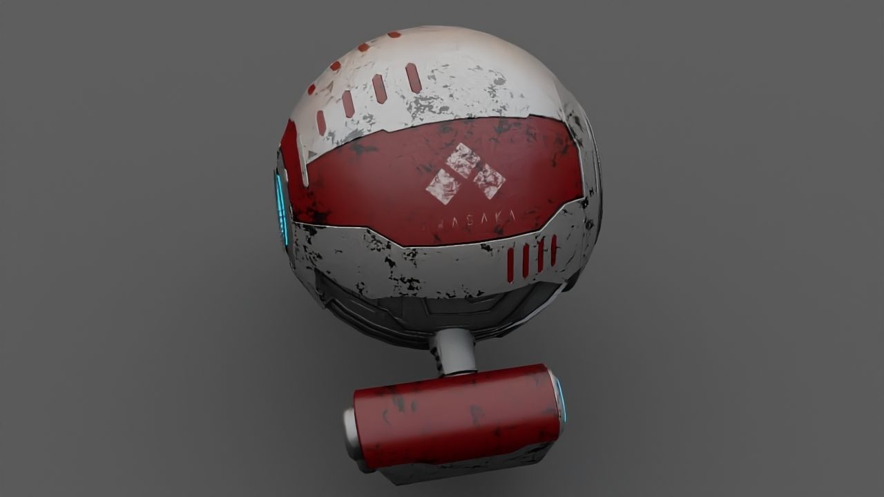 DRONE BOT  3D model_14