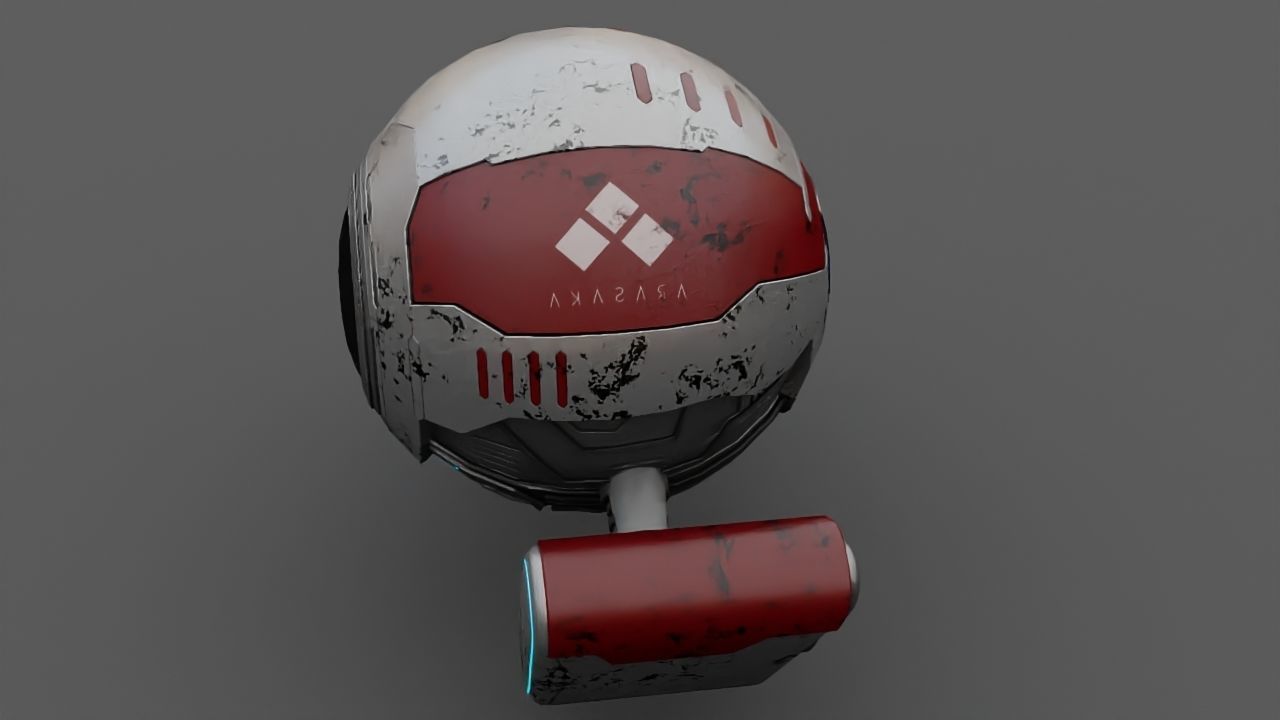 DRONE BOT  3D model_6